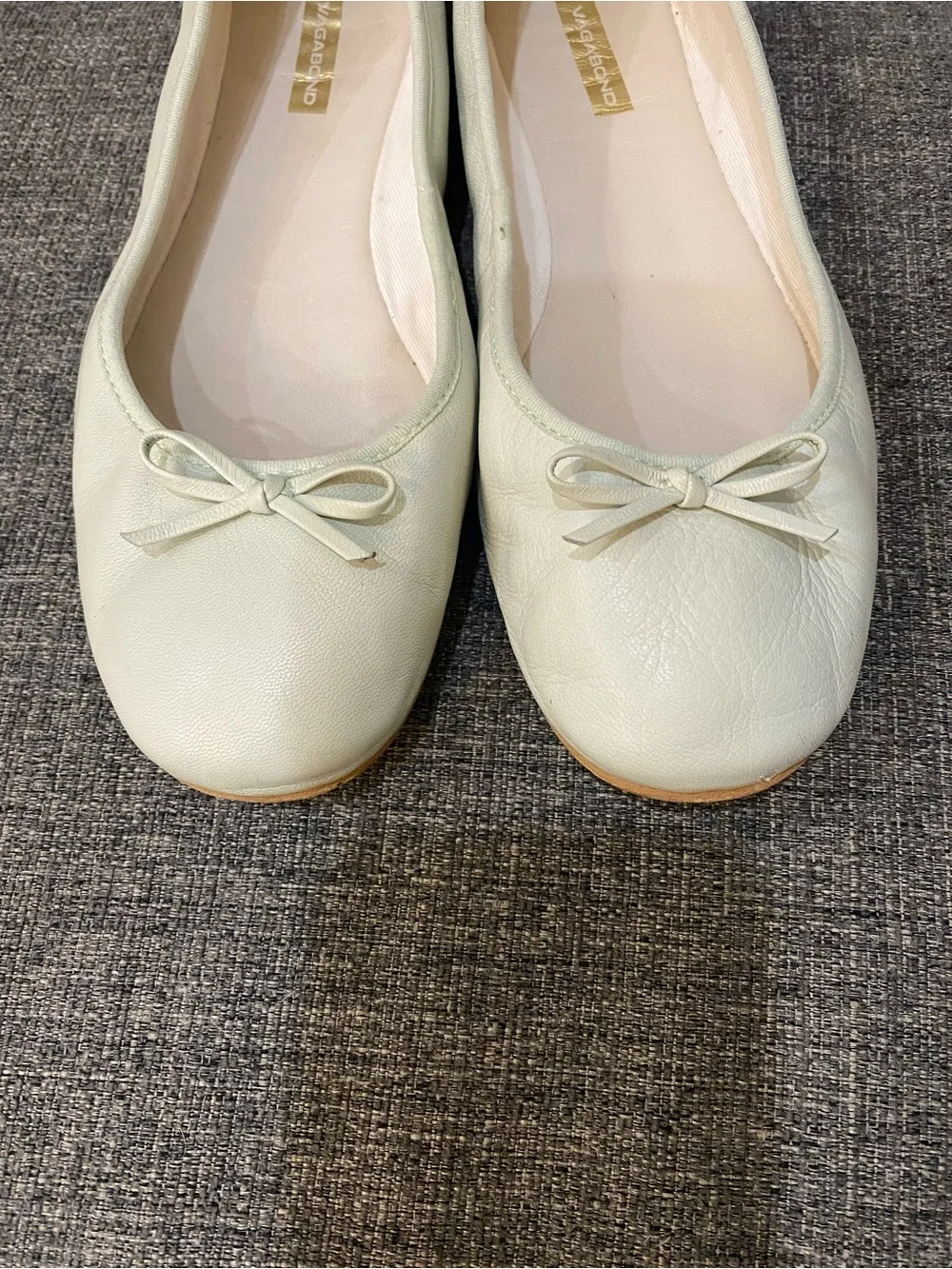Vagabond Mint Leather Ballet Flats Women’s Size 38
